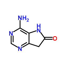 6H-Pyrrolo[3,2-d]pyrimidin-6-one, 4-amino-5,7-dihydro- (9CI)结构式