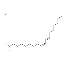 9(Z),11(E)-Conjugated Linoleic Acid (sodium salt)结构式