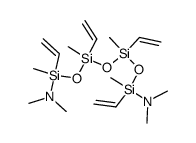 1,7-bis(dimethylamino)-1,3,5,7-tetramethyl-1,3,5,7-tetravinyltetrasiloxane Structure