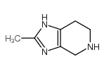 2-Methyl-4,5,6,7-tetrahydro-3H-imidazo[4,5-c]pyridine Structure