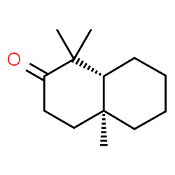 1,1,10-Trimethyl-trans-decalone Structure