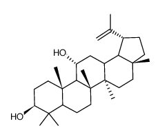 Nepeticin (lup-20(29)-ene-3β,11α-diol)结构式