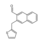 3-(thiophen-2-ylmethyl)-2-naphthaldehyde Structure