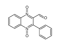 3-Phenyl-2-quinoxalinecarbaldehyde 1,4-dioxide structure