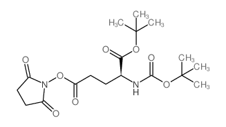 Boc-glu(osu)-otbu structure