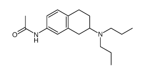 N-[7-(dipropylamino)-5,6,7,8-tetrahydro-2-naphthalenyl]acetamide结构式