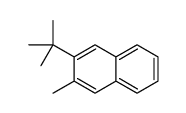 2-(tert-butyl)-3-methylnaphthalene结构式