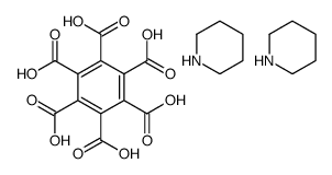 benzene-1,2,3,4,5,6-hexacarboxylic acid,piperidine Structure