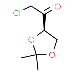 Ethanone, 2-chloro-1-(2,2-dimethyl-1,3-dioxolan-4-yl)-, (R)- (9CI) Structure