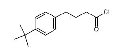 4-(4-tert-butyl-phenyl)-butyryl chloride结构式