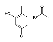 acetic acid,5-chloro-2-methylphenol Structure