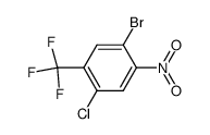 1-Bromo-4-chloro-2-nitro-5-(trifluoromethyl)-benzene structure