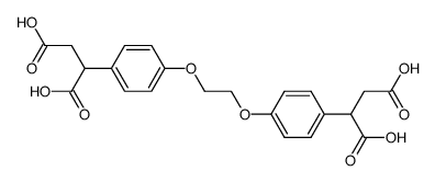 2,2'-((ethane-1,2-diylbis(oxy))bis(4,1-phenylene))disuccinic acid Structure