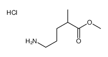 methyl 5-amino-2-methylpentanoate,hydrochloride结构式