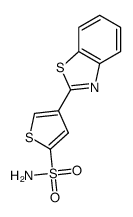 4-(Benzothiazol-2-yl)-thiophene-2-sulfonic acid amide结构式