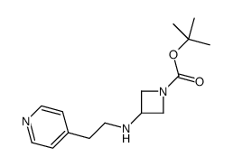 tert-butyl 3-(2-pyridin-4-ylethylamino)azetidine-1-carboxylate Structure