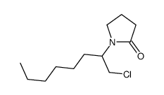 1-(1-chlorooctan-2-yl)pyrrolidin-2-one Structure