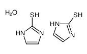 1,3-dihydroimidazole-2-thione,hydrate Structure