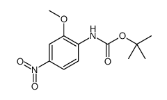 Tert-butyl(2-methoxy-4-nitrophenyl)carbamate Structure