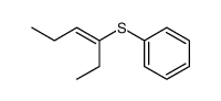 3-Phenylthiohex-3-ene结构式