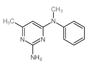 2,4-Pyrimidinediamine,N4,6-dimethyl-N4-phenyl-结构式