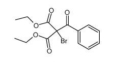 2-Benzoyl-2-brom-malonsaeure-diethylester Structure