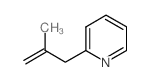 2-(2-methylprop-2-enyl)pyridine Structure