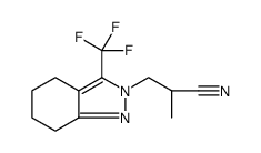 2H-Indazole-2-propanenitrile, 4,5,6,7-tetrahydro-α-methyl-3-(trifluoromethyl) Structure