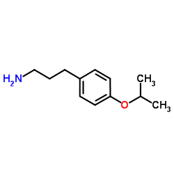 3-(4-Isopropoxyphenyl)-1-propanamine结构式