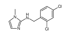 1H-Imidazol-2-amine, N-[(2,4-dichlorophenyl)methyl]-1-methyl- Structure