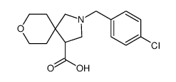 8-Oxa-2-azaspiro[4.5]decane-4-carboxylic acid, 2-[(4-chlorophenyl)methyl] Structure