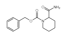 1-Cbz-哌啶-2-甲酰胺结构式