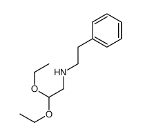 N-(2-PHENYLETHYL)AMINO ACETALDEHYDE DIETHYL ACETAL Structure