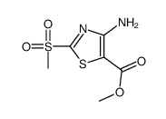 methyl 4-amino-2-methylsulfonyl-1,3-thiazole-5-carboxylate结构式