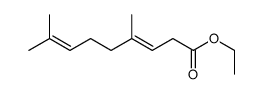 ethyl 4,8-dimethylnona-3,7-dienoate结构式