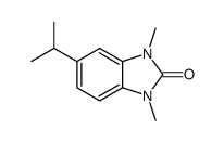 5-isopropyl-1,3-dimethyl-1,3-dihydro-benzimidazol-2-one Structure