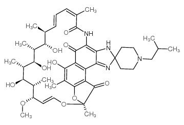 25-O-去乙酰基利福布汀结构式