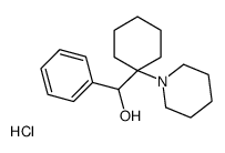 phenyl-(1-piperidin-1-ylcyclohexyl)methanol,hydrochloride结构式