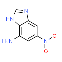 1H-Benzimidazol-4-amine,6-nitro-(9CI) Structure