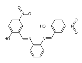 N,N'-(o-phenylene)bis(5-nitrosalicylideneimine)结构式