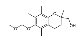 2-hydroxymethyl-6-methoxymethoxy-2,5,7,8-tetramethylchroman Structure