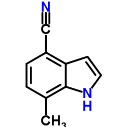 1H-Indole-4-carbonitrile, 7-Methyl- structure