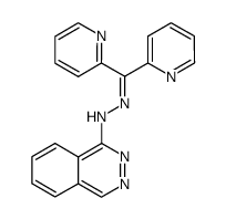 di-(2-pyridyl)methene-(1-phthalazinyl)hydrazone Structure