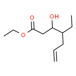 ethyl 4-ethyl-3-hydroxyhept-6-enoate Structure