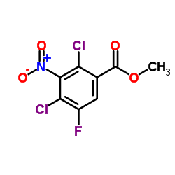 Methyl 2,4-dichloro-5-fluoro-3-nitrobenzoate picture