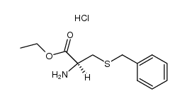 S-(phenylmethyl)-D-cysteine ethyl ester hydrochloride结构式