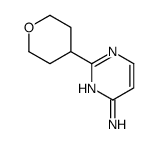 2-(Tetrahydro-2H-pyran-4-yl)pyrimidin-4-amine图片