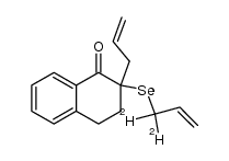 2-allyl-2-((allyl-1,1-d2)selanyl)-3,4-dihydronaphthalen-1(2H)-one Structure