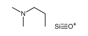 N,N-dimethylpropan-1-amine,oxosilicon Structure