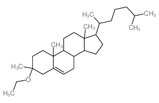 Cholest-5-ene, 3b-ethoxy-3-methyl- (7CI,8CI)结构式